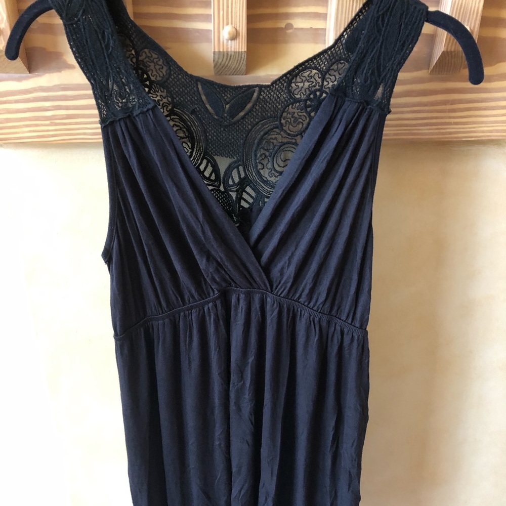 Crochet Black Dress